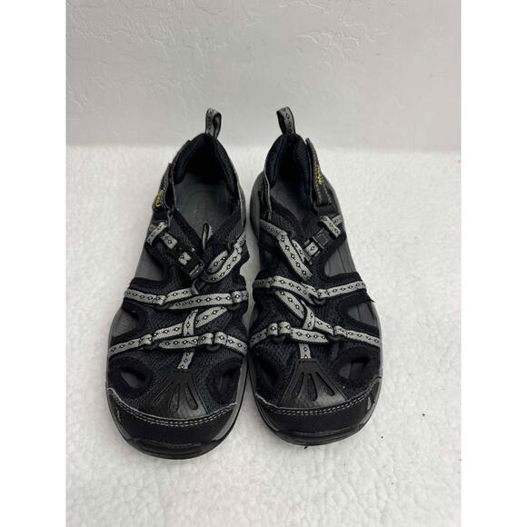 Ahnu Black Closed‎ Toe Breathable  Sandals Unisex Size 8 - Picture 1 of 6